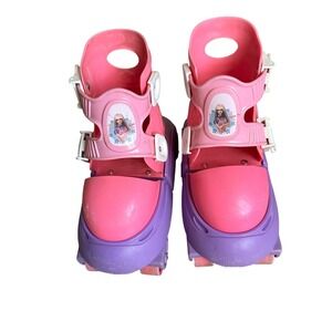 Vintage 1998 Mattel Barbie Grow With Me‎ Inline Rolled Skates Girls Adjustable